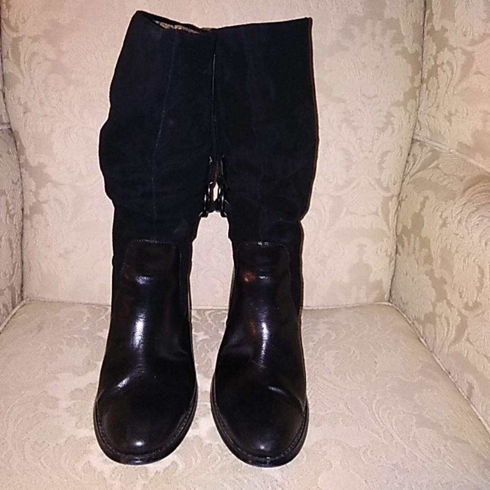 Rampage "Mila" Black Suede Size 7.5M